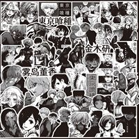 70PCS Black White Tokyo Ghoul Kaneki Ken Anime Stickers Decoration Suitcase Scrapbooking Laptop Stationery Manga Kid