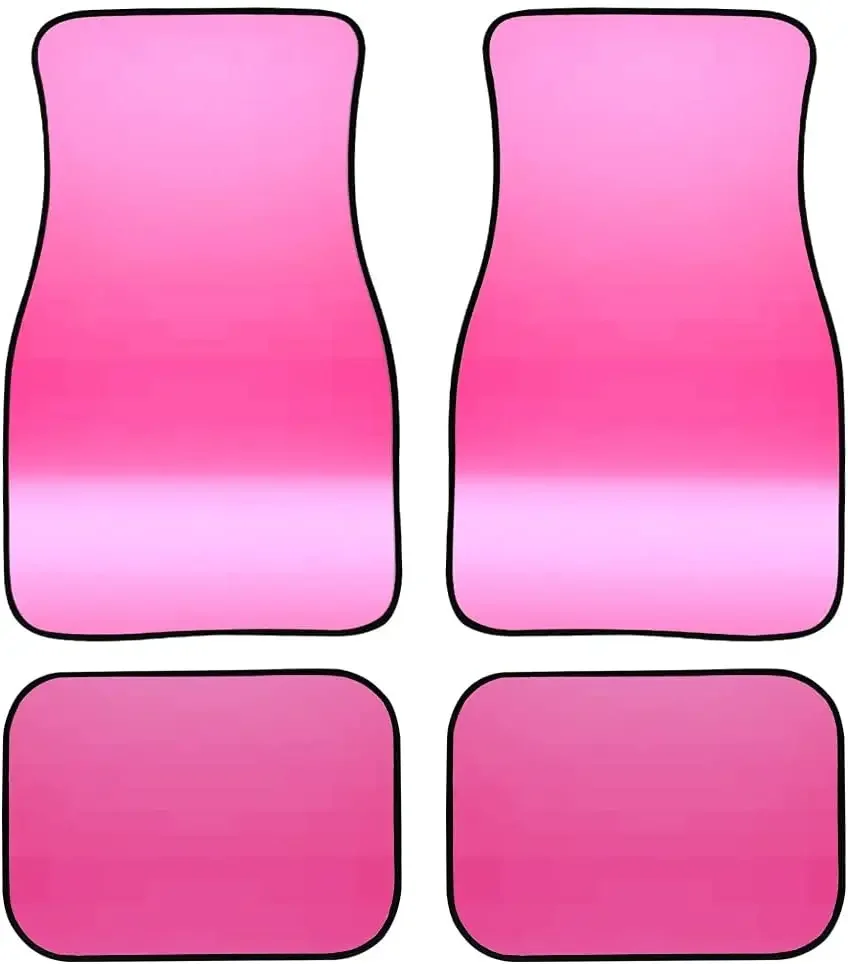

Автомобильные коврики, абстрактные, розовые, градиентные, студийные, дизайнерские коврики с рисунком для автомобиля, внедорожника, грузовика, напольные коврики, 4 шт., автомобильные коврики, мультико