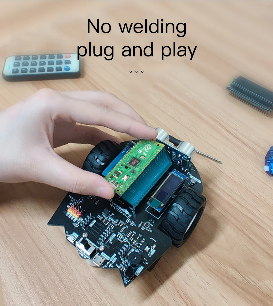 Yahboom Raspberry Pi Pico2 Roboter Auto Diy Elektronische Kit Codierung Roboter Kit Unterstützung MicroPython Programmierung APP Infrarot Steuerung – Detail 20