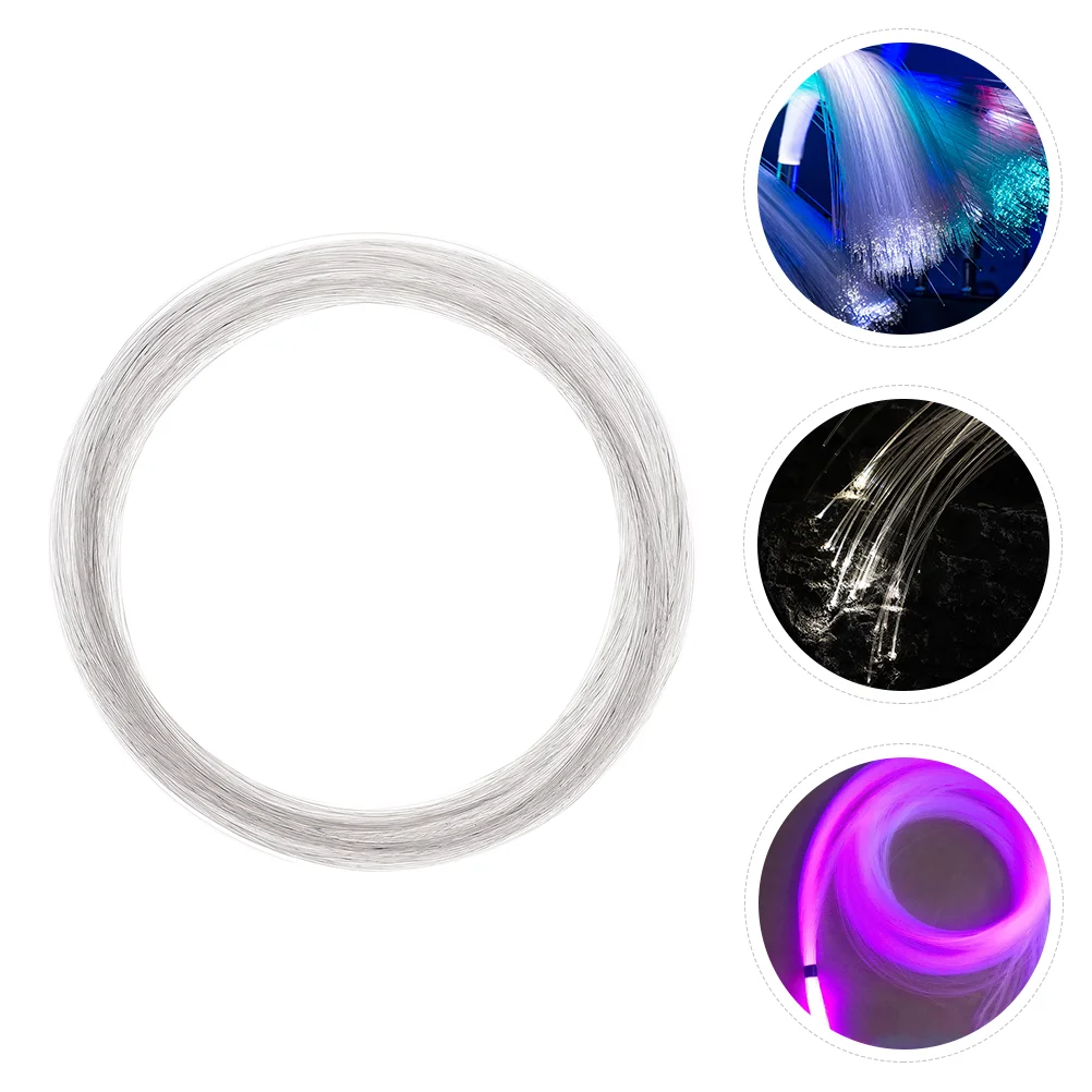 1mm Light Guide Fiber Plastic Lighting Fixture Glow Cable Optic Strand 100m PMMA Non Conductive Water Resist IR Safe