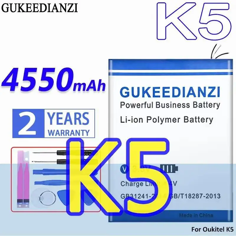 

4550Mah High Compatibility For Oukitel K5 Reliable Replacement Mobile Phone Battery