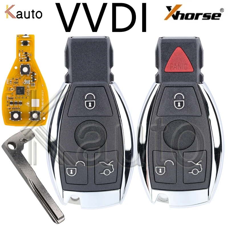 

Xhorse VVDI BE Remote Smart Key 315/434 МГц для Mercedes Benz W210 W221 W222 W211 W212 W203 W204 W205 Чехол для автомобильного ключа 3/4 Butt