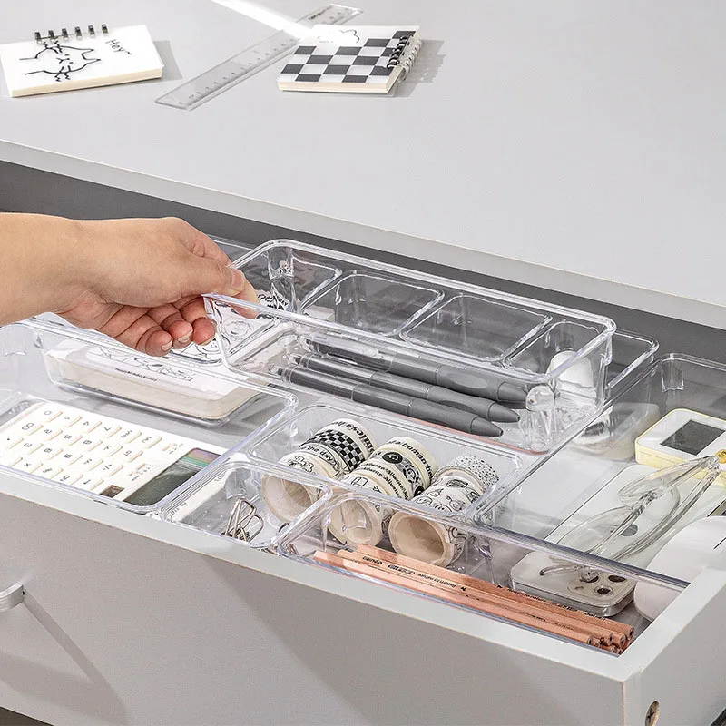 Clear Storage Organizer Boxes Drawer Storage Box Makeup Organizer Acrylic Box Storage Jewelry Box Transparent Plastic Box Case