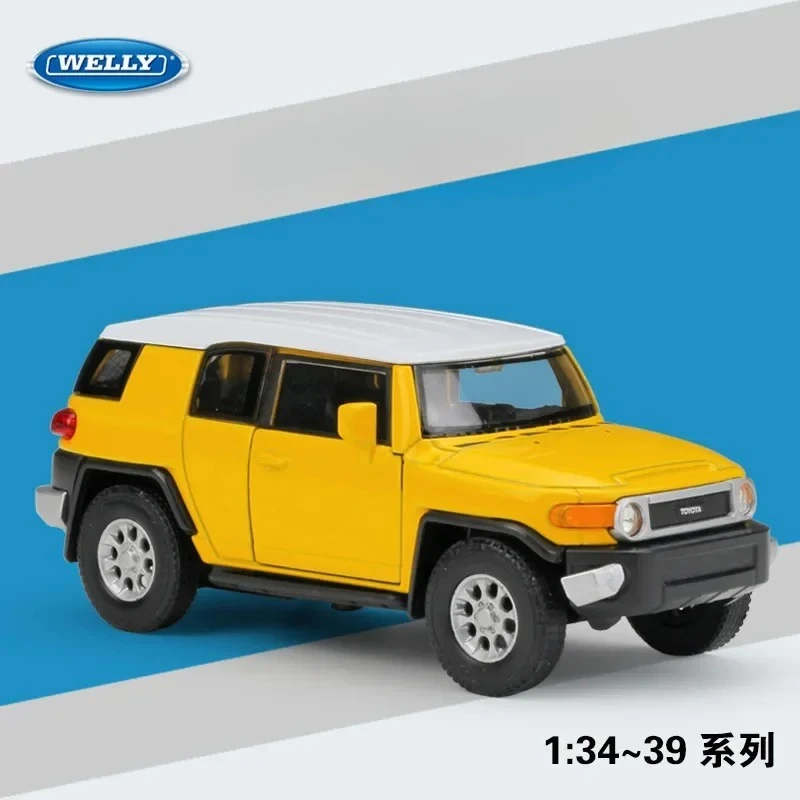 Welly 1:36 fj liga modelo de carro diecast metal pull-back modelo veículos b51 diecast liga modelo de carro colecionável