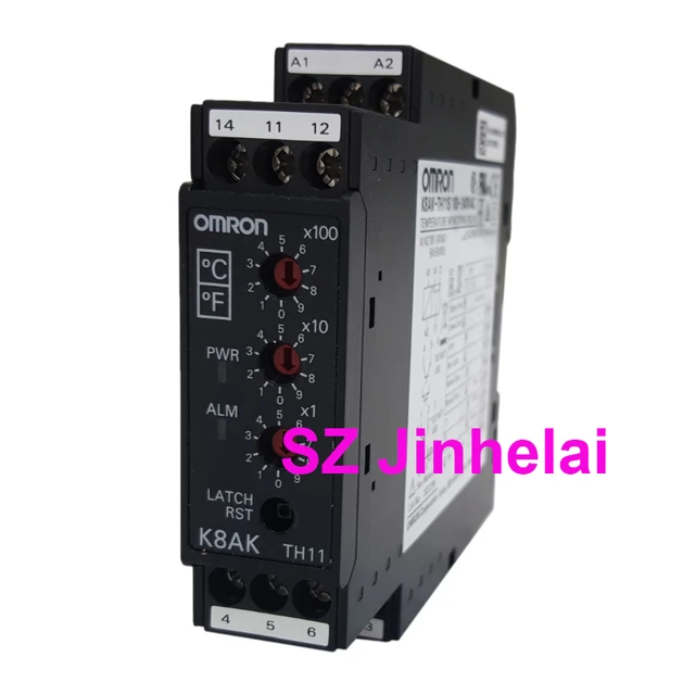 OMRON K8AK-TH11S 100-240VAC or 24VAC/DC Authentic Original MONITORING RELAY  Temperature Alarm - AliExpress