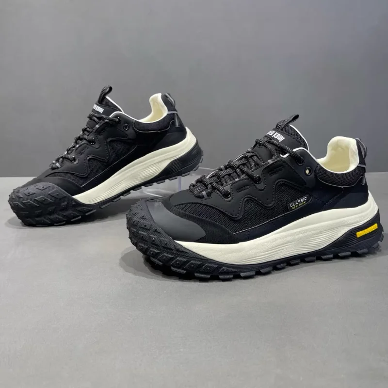 Mens Running Shoes Cross Country Running Shoes Autumn Thick Bottom Sneakers Basketball Shoes Walking Shoes