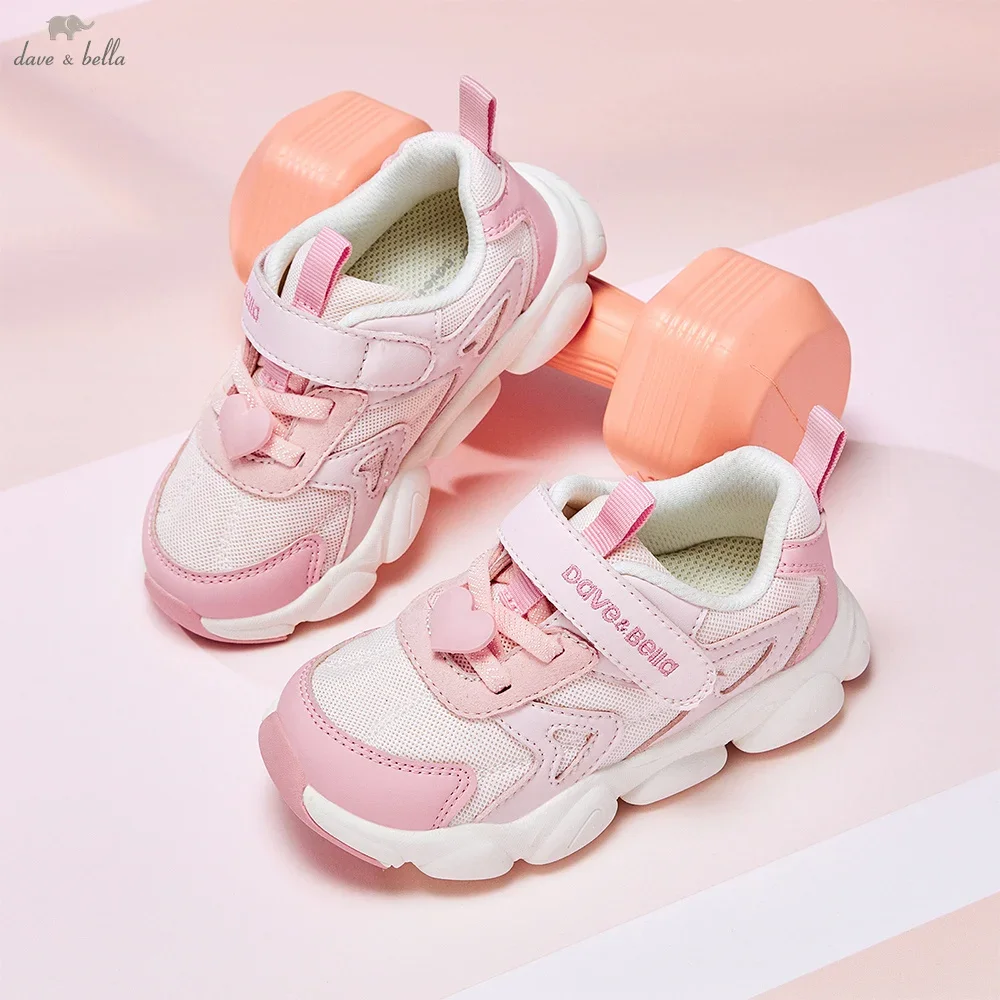 

Dave Bella Girls' Sports Shoes Autumn Sweet Cute Children's Antibacterial Anti Slip Shoes Comfortable DB3253430