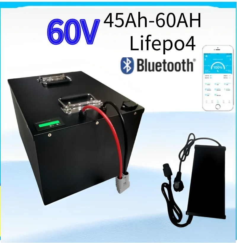 Lifepo4 60V   Lithium400ah lifepo4  Battery for 3000W Mini Motorized 3wheel Adult Electric Tricycle Covered Mobility Scooter