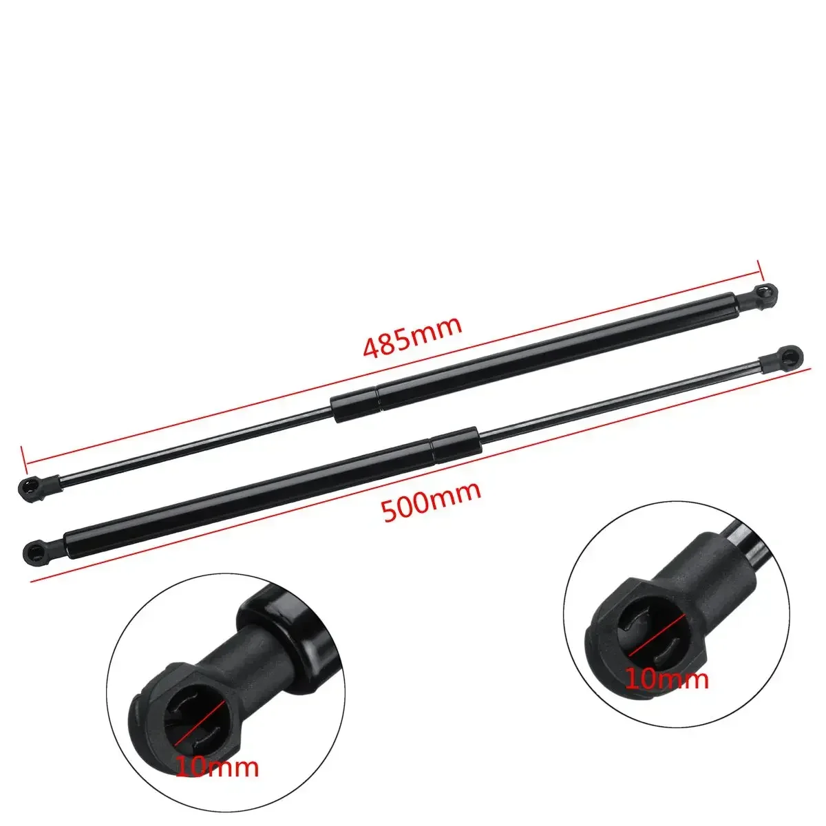 2pcs Rear Tailgate Truck Gas Struts Support BHE780060 For Land Rover Discovery 3 4 2004 2005 2006 2007 2008 2009 2010 - 2013