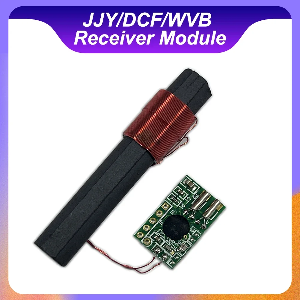 DCF77 Receiver Module Radio Antminer module Radio Clock With DCF Antenna 1.1-3.3V 77.5 KHz DCF-1060N-03A JJY-1060N-MASC