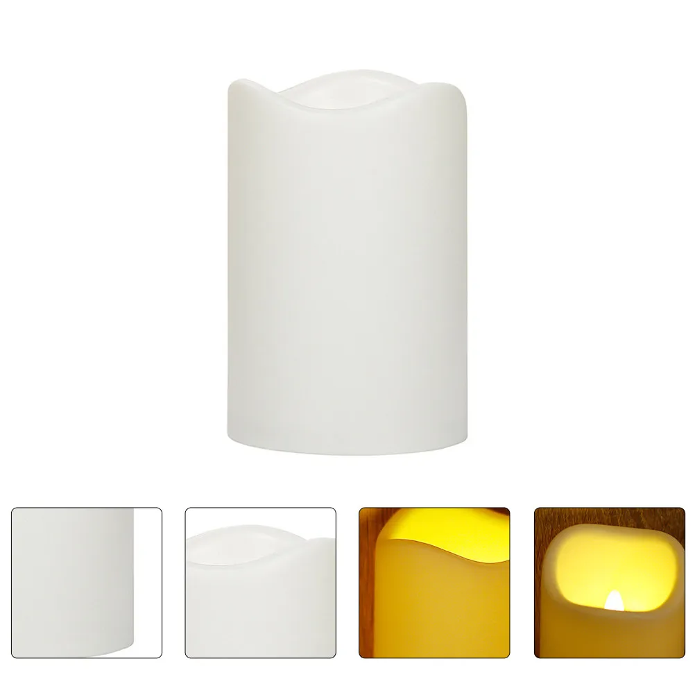 

2 шт. светодиодных электрических ламп с имитацией пламени, прочные, для вечеринок, фестивалей, домашнего декора (батарейки не входят в комплект)