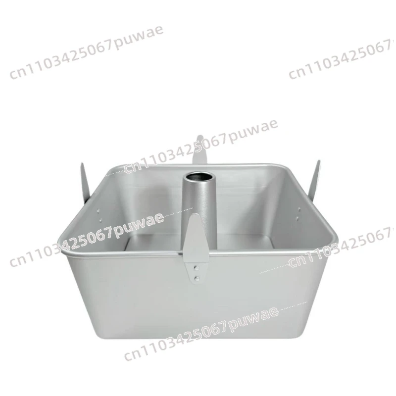 

10-Inch Anodized Aluminum Angel Food, Pound Cake Pan Square Tube Cake Pan,28-Cup Capacity for 18 Cup Recipes