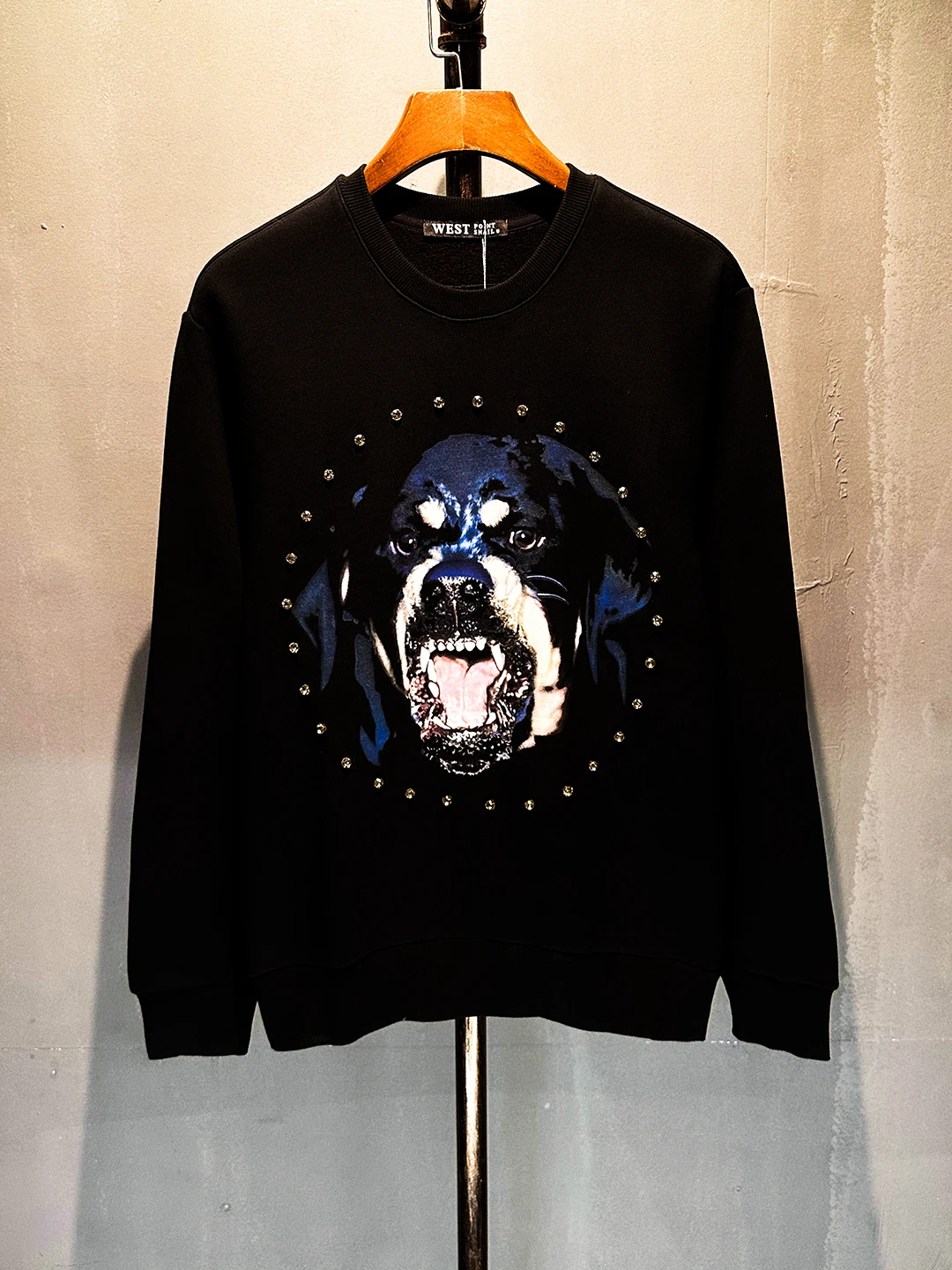 

Классический свитшот с цифровым принтом в виде головы собаки, модный брендовый мужской свитшот из чистого хлопка, модная универсальная верхняя одежда для пар