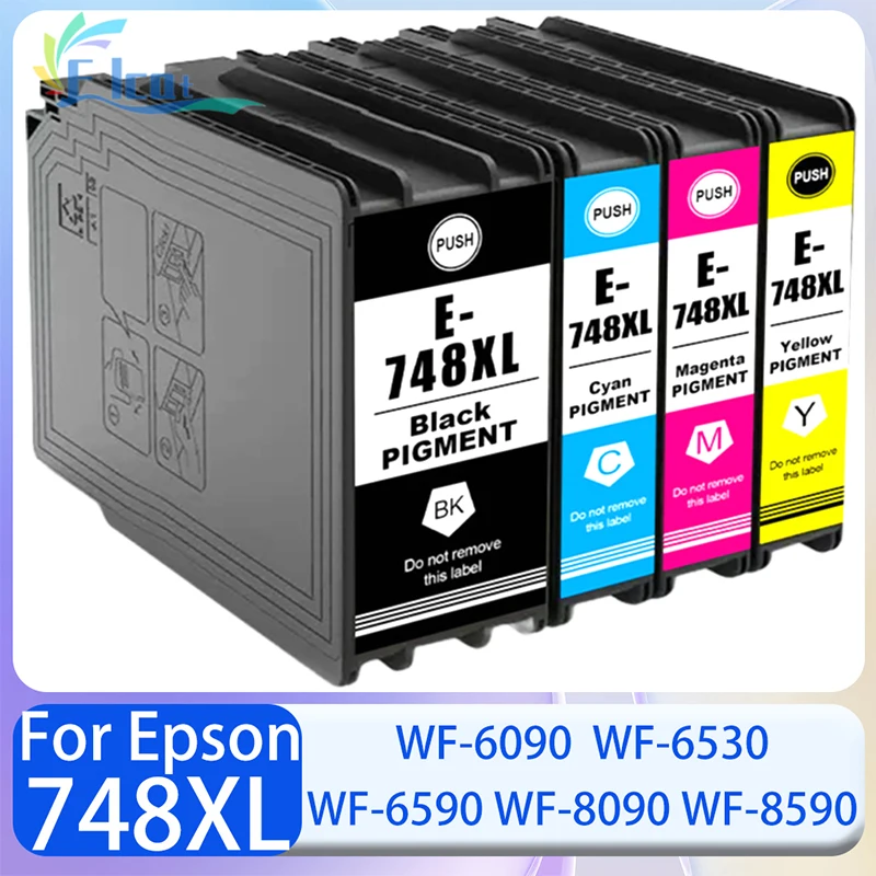 

748XL T748XL T7481 T7482 T7483 Ink cartridge Compatible For Epson WorkForce Pro WF-6090 WF-6530 WF-6590 WF-8090 WF-8590 printer