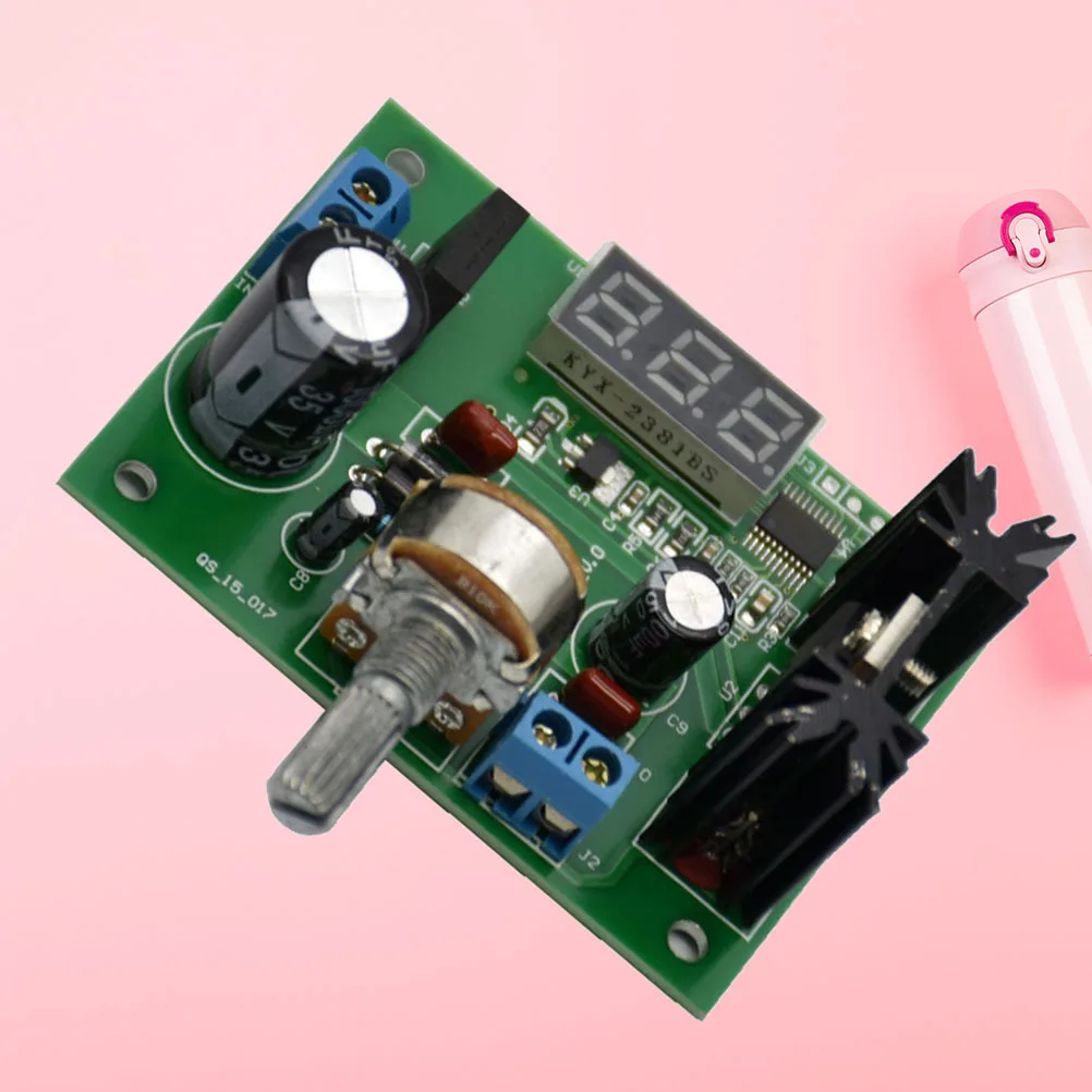 وحدة منظم جهد قابلة للتعديل شاشة LED 5 فولت 12 فولت وحدة إمداد طاقة قابلة للتعديل مقياس جهد مزدوج إخراج مستقر #2