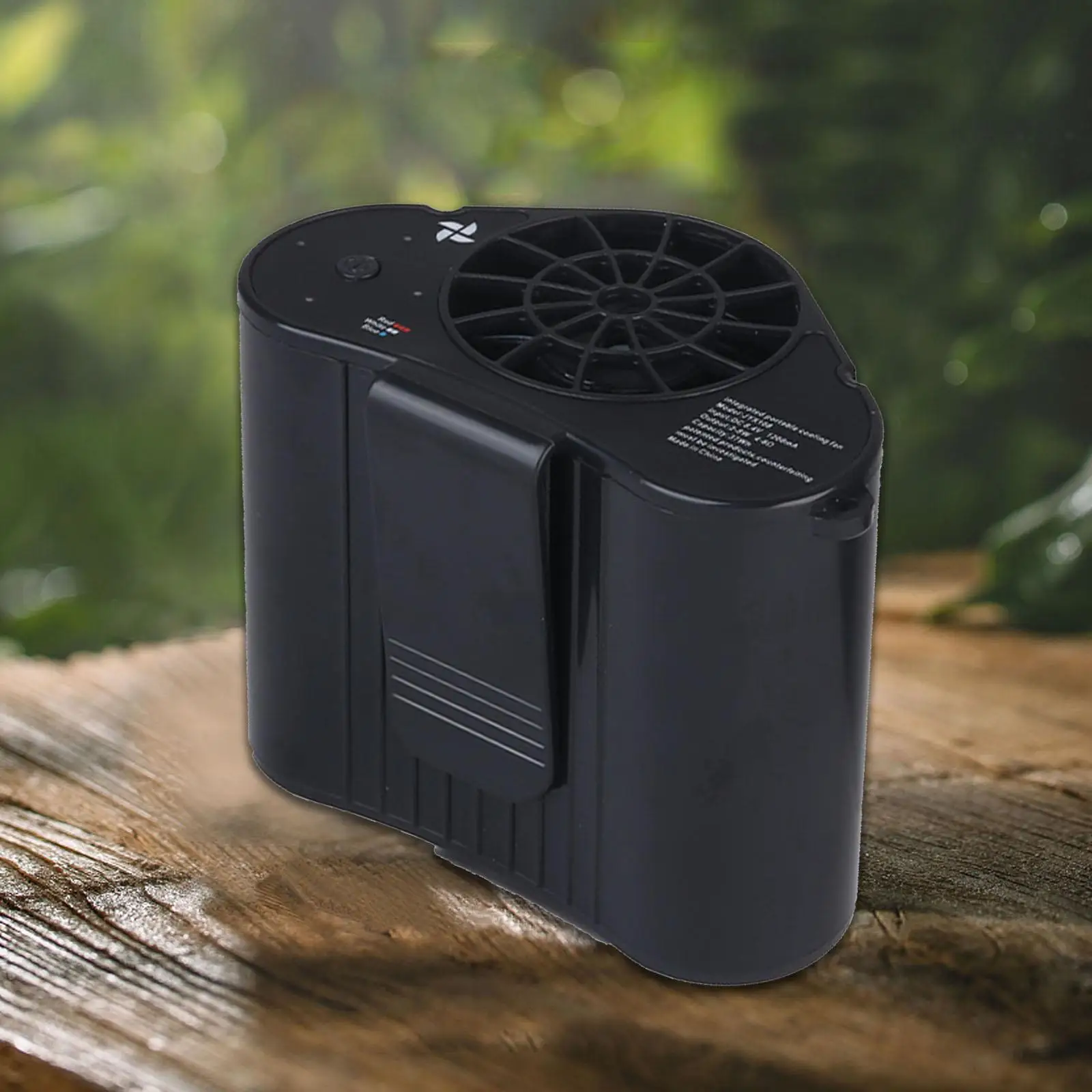 Ventilador de cinto casa ciclismo correndo 3 velocidades trabalhos ao ar livre viagem recarregável jardinagem forte vento fazenda ventilador pessoal portátil