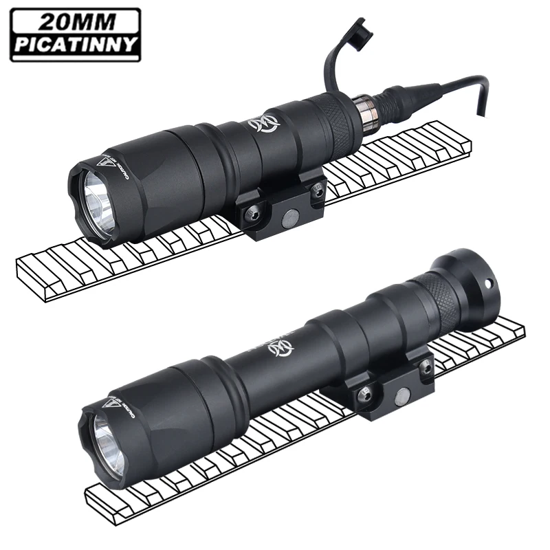 Surefir M300 M600 Flashlight With AXON Dual Function Remote Pressure Switch Fit 20mm Rail Hunting Tactical Airsoft Light