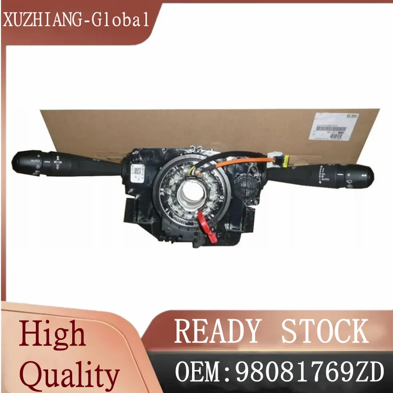 

Совершенно новая оригинальная рулевая колонка, стеклоочиститель, указатель поворота, переключатель стержня 98081769ZD для Peugeot 208 2008 2015-2024