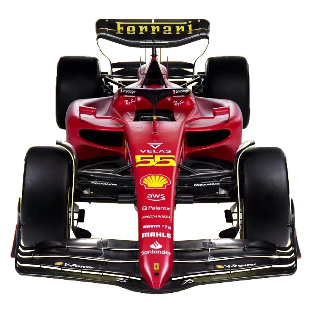 Bburago 1:43 F1 Ferrari F1-75 75o Aniversario # 16 Leclerc # 55 Sainz Monza  italiano GP vehículo de aleación coches fundidos a presión modelo juguetes  regalo - AliExpress, image size:1000x1000