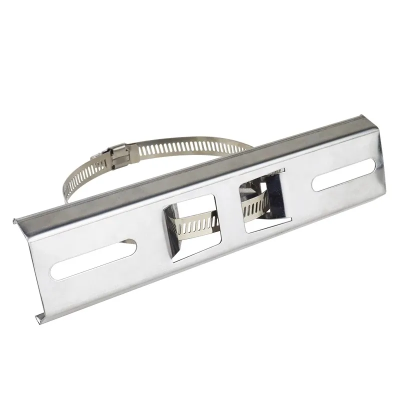 Surveillance Cctv Camera Pole/Kolom Montagebeugel Monitoring Lat Hoepel Ondersteuning Armatuur Rvs Plaat Houder