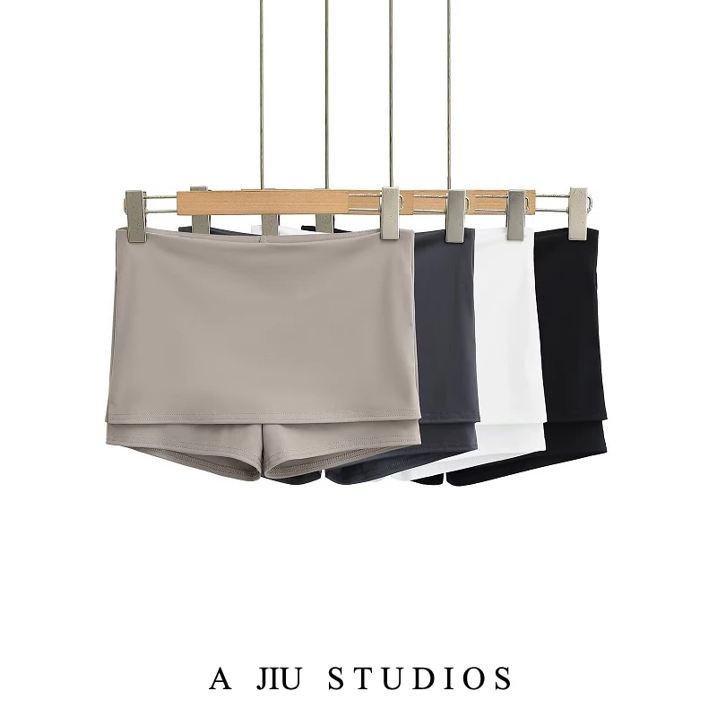 

Low Waist Yoga Elastic Slimming orts Skirt Women's Summer New Design Sensation Butt Covering ort Skirt Faionable Casual