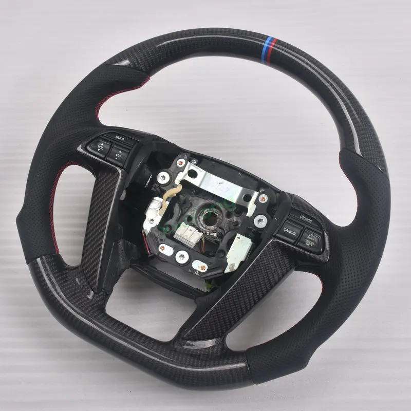 Customized 100% Carbon Fiber Car Steering Wheel For Honda Accord 8TH(2008-2012) / Crosstour Odyssey 2010-2013