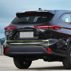 Rear Trunk Lid Tailgate Cover Trim For Toyota Highlander XU70 AUTO Accessories Hatch Door Handle Molding Strip 2019 2020 2021