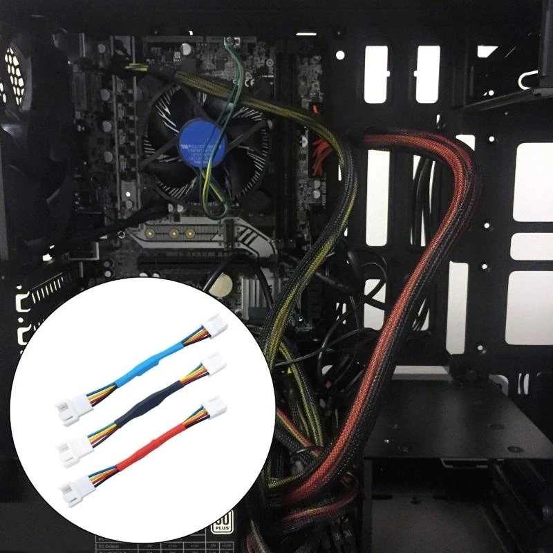 D0UA Материнские платы 4PIN Адаптер Удлинительный кабель PWM вентилятор 4PIN Управление температурой