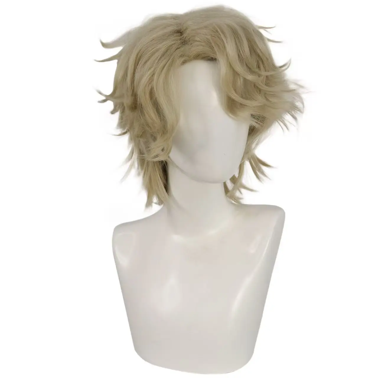 

Anime Yeo TaeJu Cosplay Wig 14Inch Synthetic Hair Short Curly Wavy Flaxen Cosplay Wig Anime Halloween Carnival Comic Exhibition