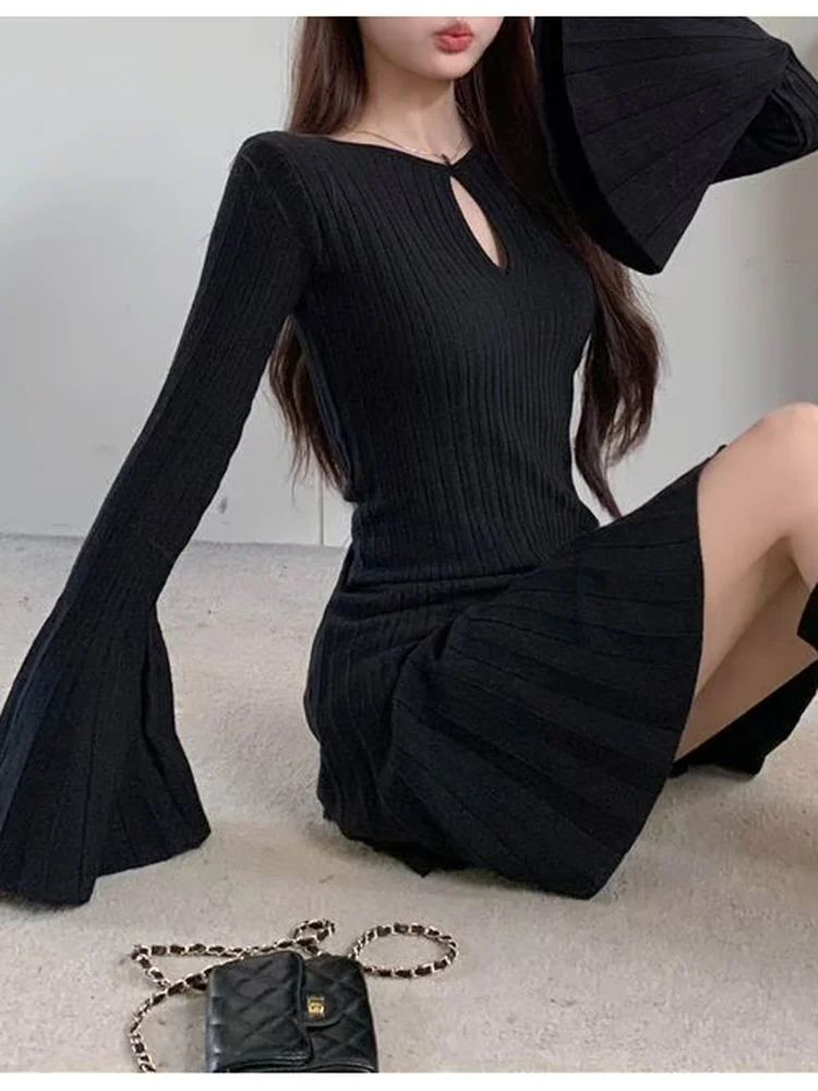 

Toronto Sunny Day Vintage Hepburn Sle Gentle Personali с высокой талией, утягивающий плиссированный женский вязаный свитер Dr