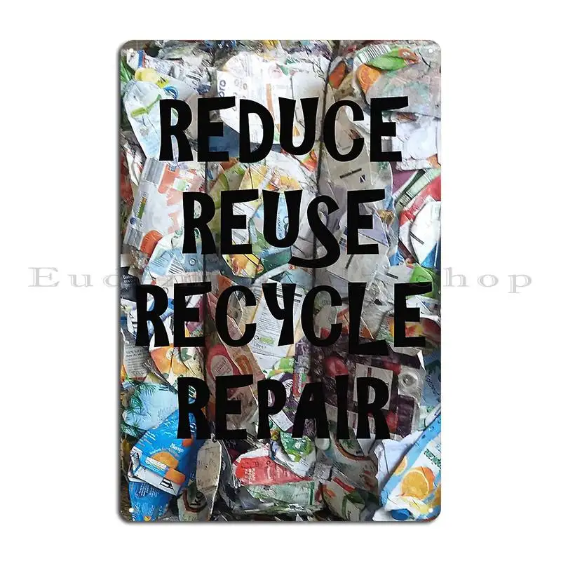 Recycling Metal Signs Club Custom Pub Mural Designing Wall Mural Tin Sign Poster