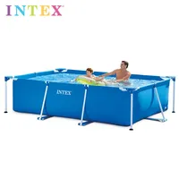 Foldable Rectangular round Swimming Pool Support Frame Outdoor Fishing Pond Family Pool Stand INTEX28270 Baby Pool Not Specified
