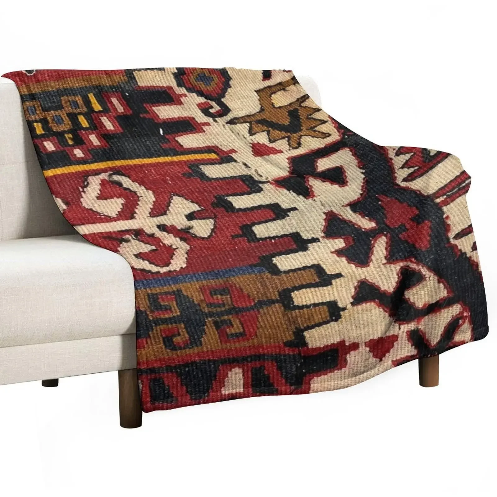 

Decorative Kilim, Navaho Weave, Woven Textile Throw Blanket Decorative Beds Decorative Sofas Blankets