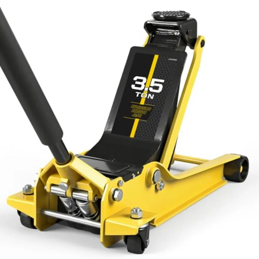 

3.5 Ton Floor Jack Hydraulic Low Profile Floor Jack with Dual Piston Quick Lift Pump Home and Workshop Car Maintenance for Vari