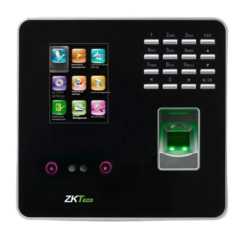 Facial Recognition Time Attendance Machine Fingerprint Attendance Machine ID Card Employee Work Record Attendance Machine ZK3969