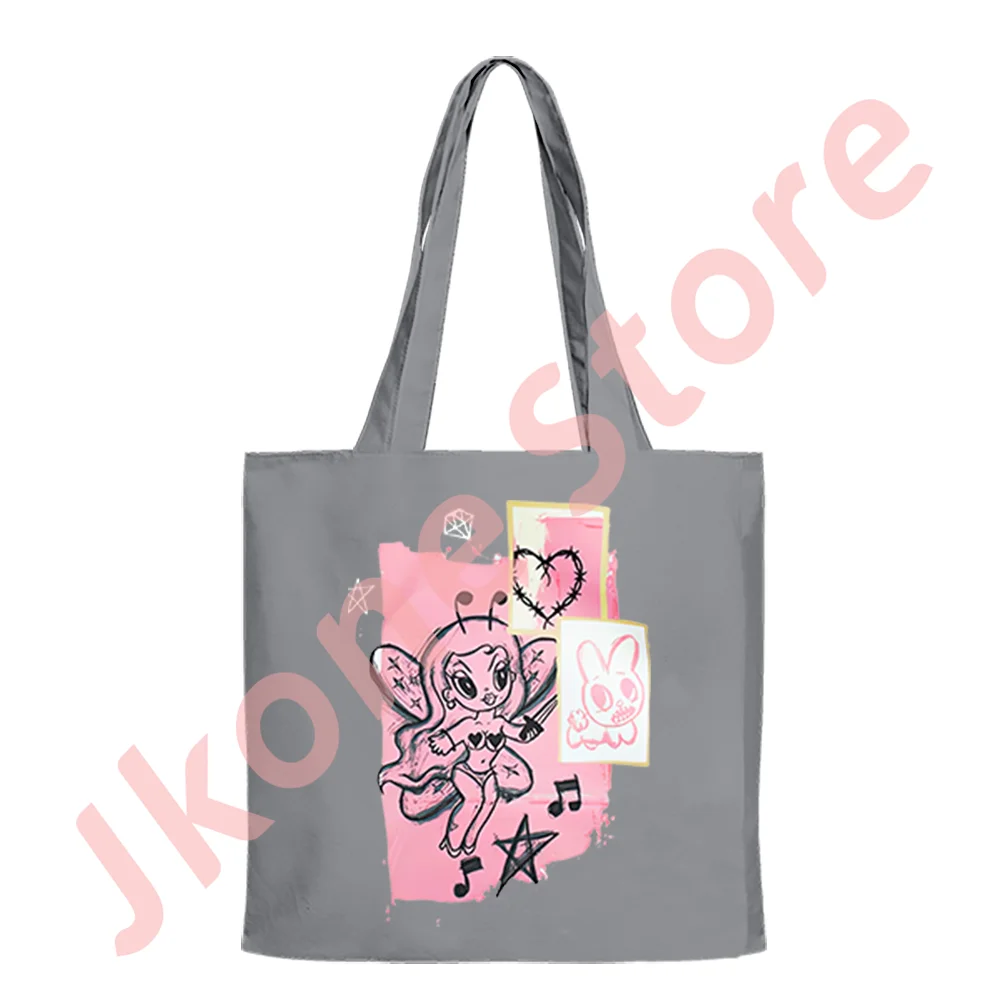 حقائب كتف Karol G Bichota Season Tour Merch Tote بشعار جديد للنساء والرجال حقيبة هاراجوكو غير رسمية ملابس الشارع