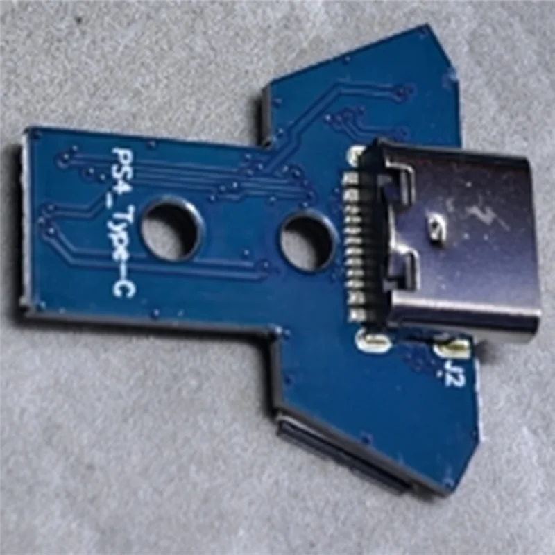ABJF-DIY puerto de carga tipo C para Playstation 4 PS4 JDS 040 050 055 accesorios de placa de carga del controlador