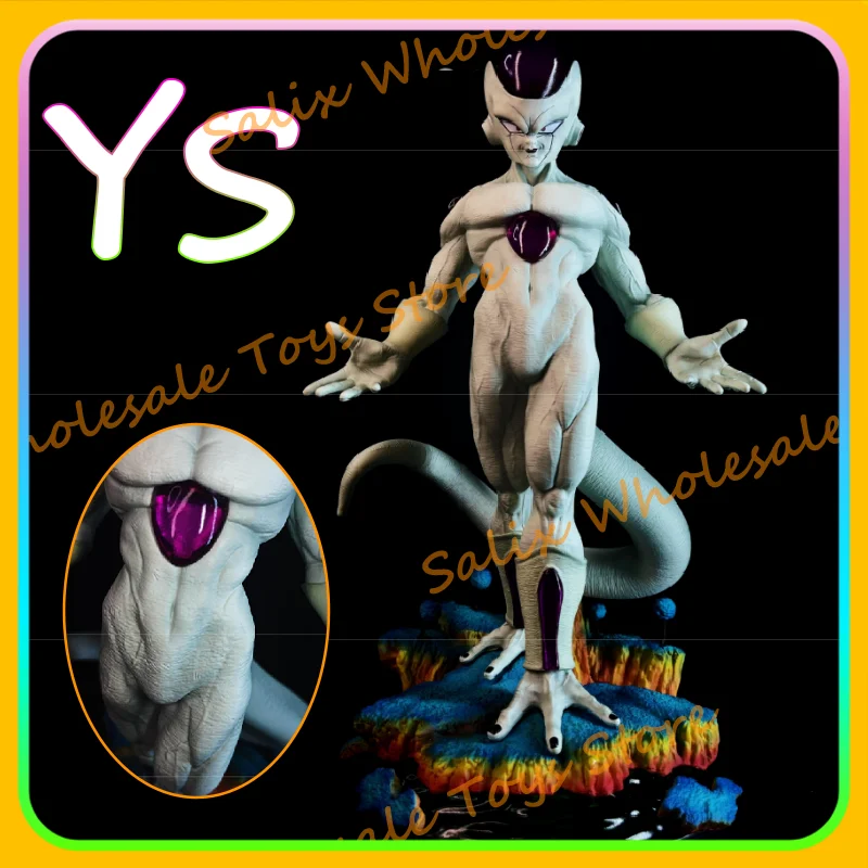 Em estoque ys modelo 28cm dragon ball quarta forma frieza anime estatueta colecionável gk modelo anime figura de ação brinquedos