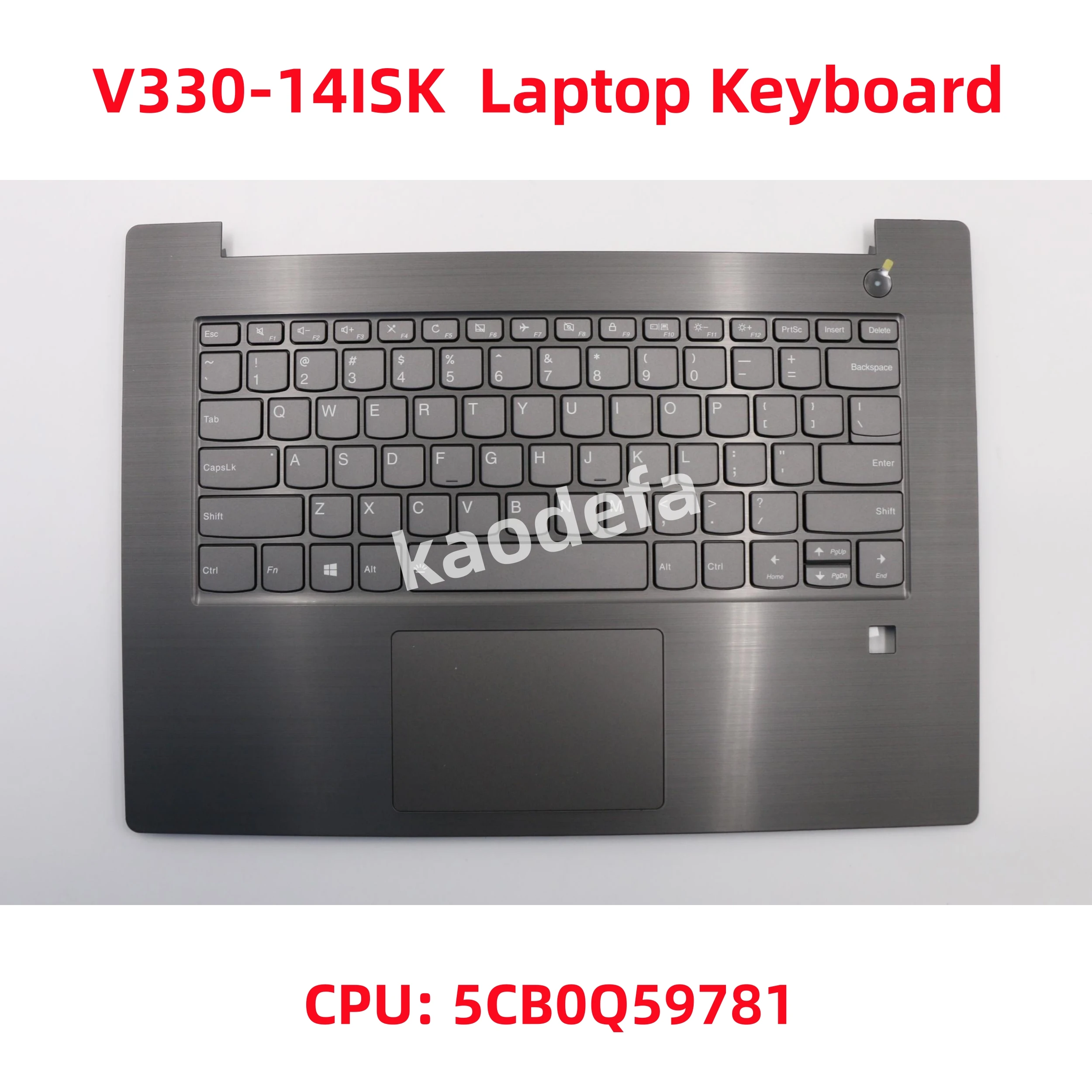 

For Lenovo ideapad V330-14ISK / V330-14IKB / V330-14ARR Laptop Keyboard FRU: 5CB0Q59781