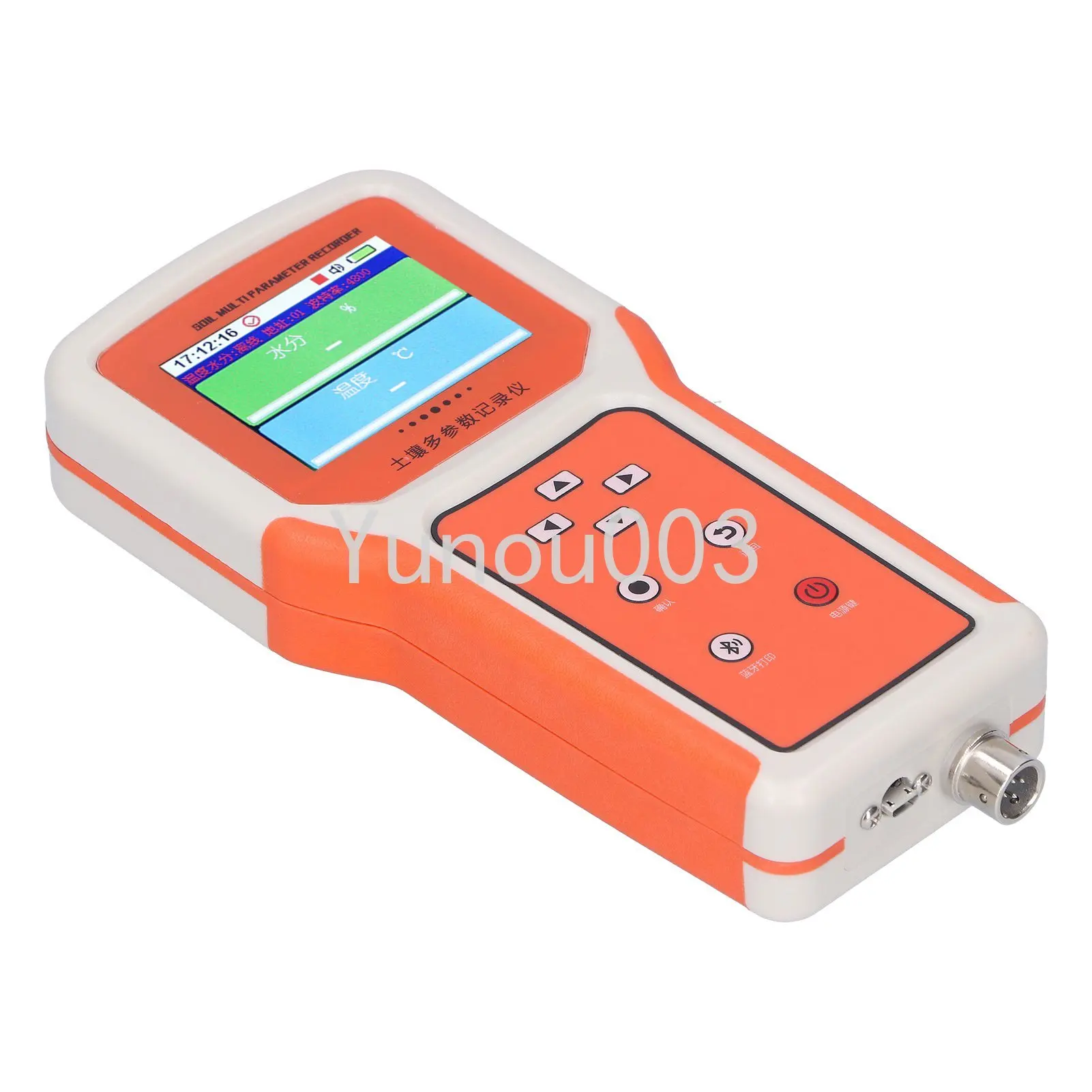 Agriculture Monitoring Digital Smart 7 in 1 Soil Tester Kit 5 Pin Soil Ph Npk Soil Analyzer Temperature Moisture Nutrient Sensor