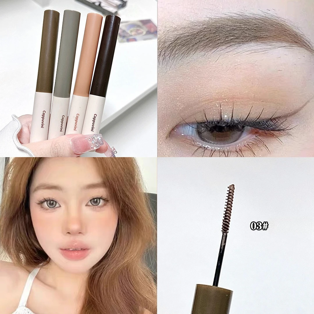 كريم الحواجب الملون، جل الحواجب الملون فائق النعومة، ماسكارا الحواجب المقاومة للماء والتلطخ، ملابس طويلة، مكياج حواجب طبيعي #5