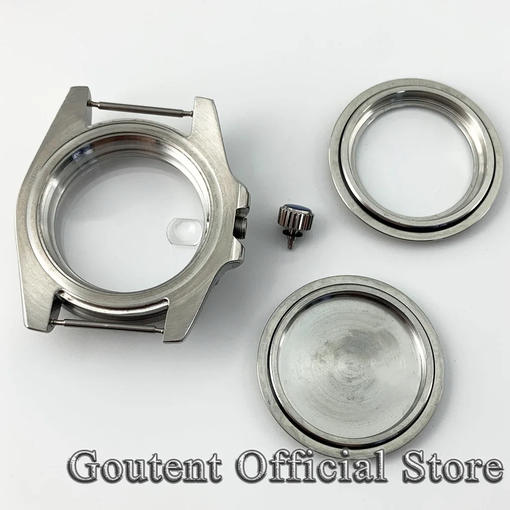 Goutent-السيراميك الحافة الياقوت الزجاج للرجال ، الحالات ، NH34 ، NH35 ، NH36 ، ميوتا 8215 ، 821A ، ايتا 2824 ، حركة PT5000 ، 40 مللي متر