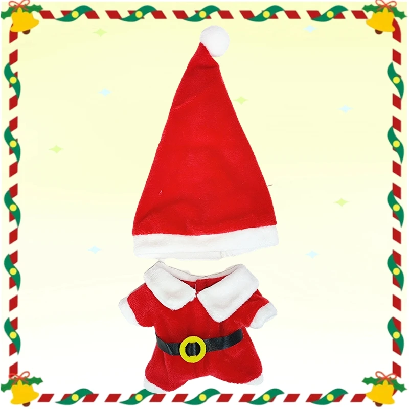 

For 17cm Labubu Doll Clothes Fashion Clothes Penguin Snowman Plush Sets Doll Clothes Christmas Dolls Accessories Gifts