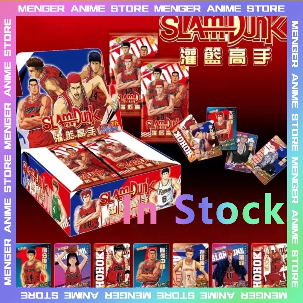 

New Slam Dunk Trading PTCG Chinese Version Cards Anime Character Rukawa Kaede Sakuragi Hanamichi Collectible Cards Toys Gifts