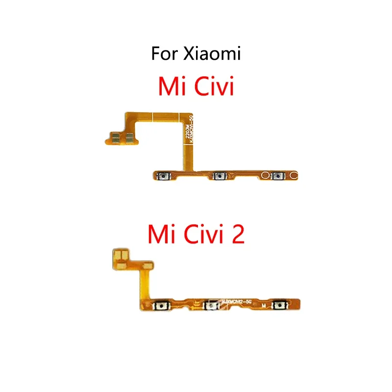 

For Xiaomi Mi Civi 2 5G Power Button Switch Volume Mute Button On / Off Flex Cable
