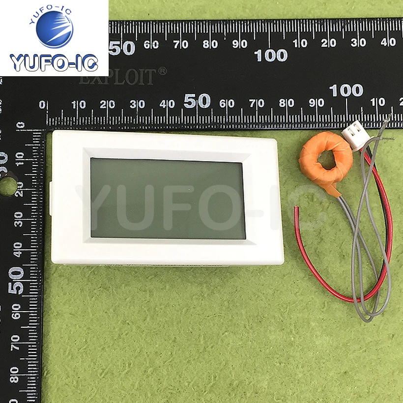 السفينة حرة 2 قطعة العرض المزدوج OX85-40-AV السائل الكريستال الجهد مقياس التيار المتناوب الفولتميتر مقياس التيار الكهربائي الرقمي #3