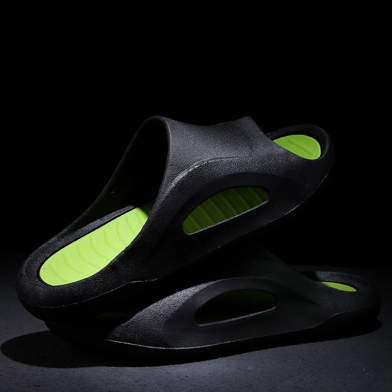 Unisex EVA Foam Slippers Summer Lightweight Non Slip Bathroom Shower Sandals Thick Cushion House Slippers for Male Female