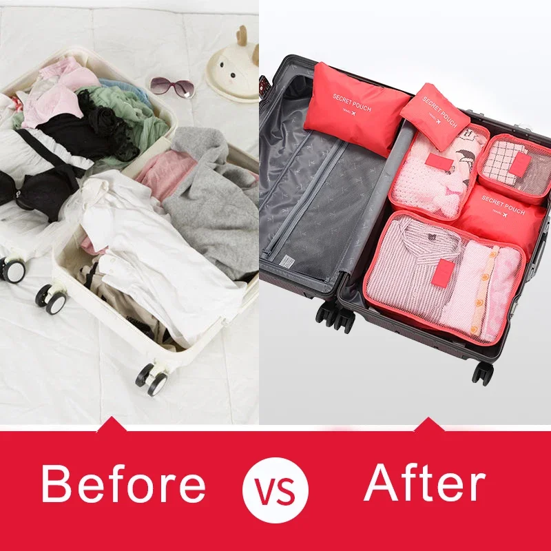 6pcs Travel Organizer Bags 5