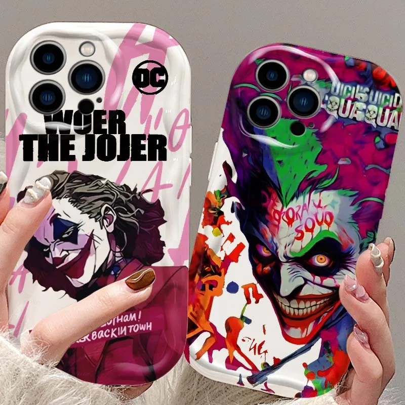 เคสโทรศัพท์ J-Jokers รุ่น Luxury Cool Art สำหรับ Apple iPhone 17 16 16E 15 14 13 12 11 XS X Pro Max Plus ลายคลื่นน้ำมัน เนื้อนิ่ม