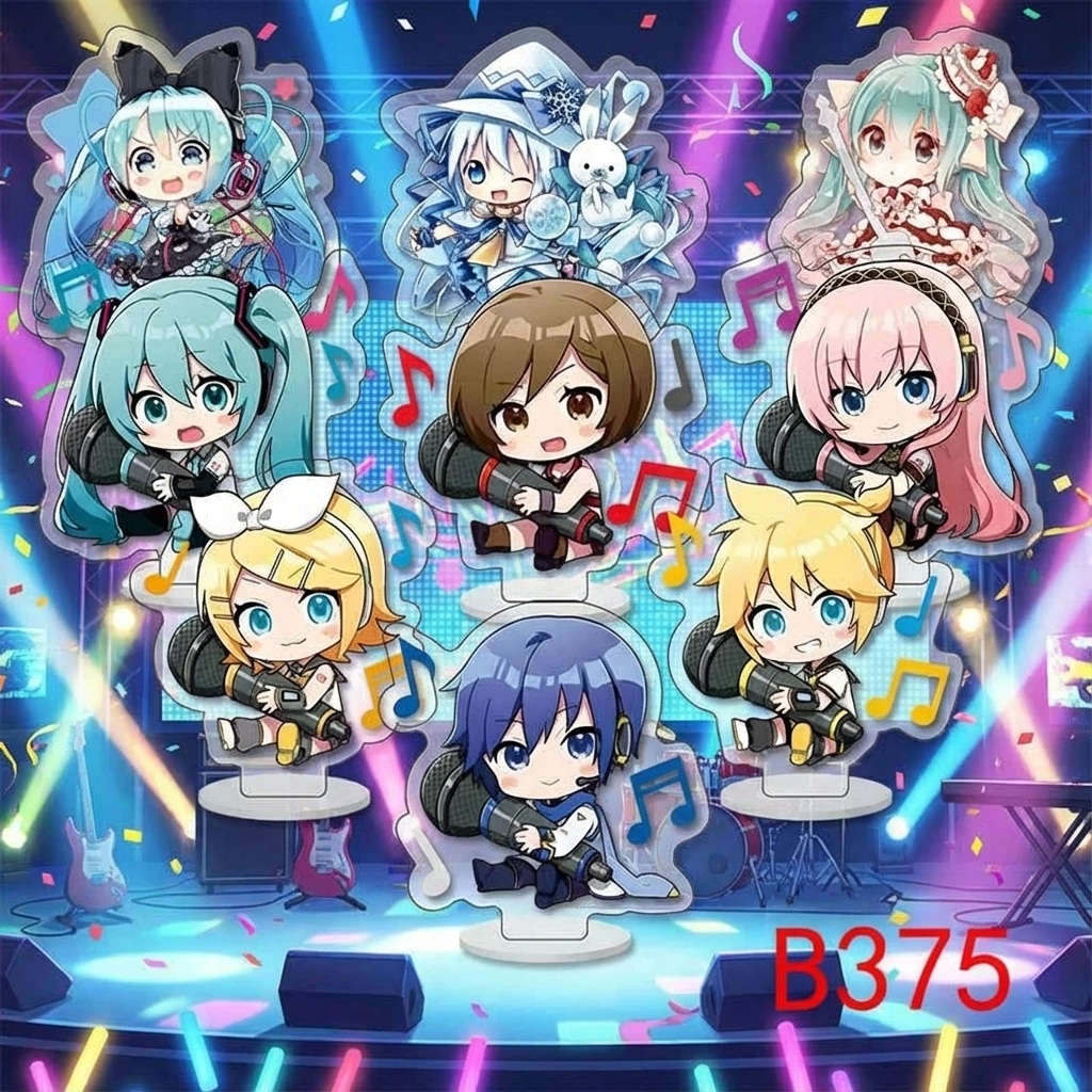 

Hatsune Miku Princess Acrylic Stand Figure Virtual Idol Merchandise Set of 9 Pieces Anime Collectible Display Decor Gift for